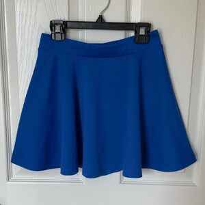 Ambiance Blue Mini Skater Skirt Casual